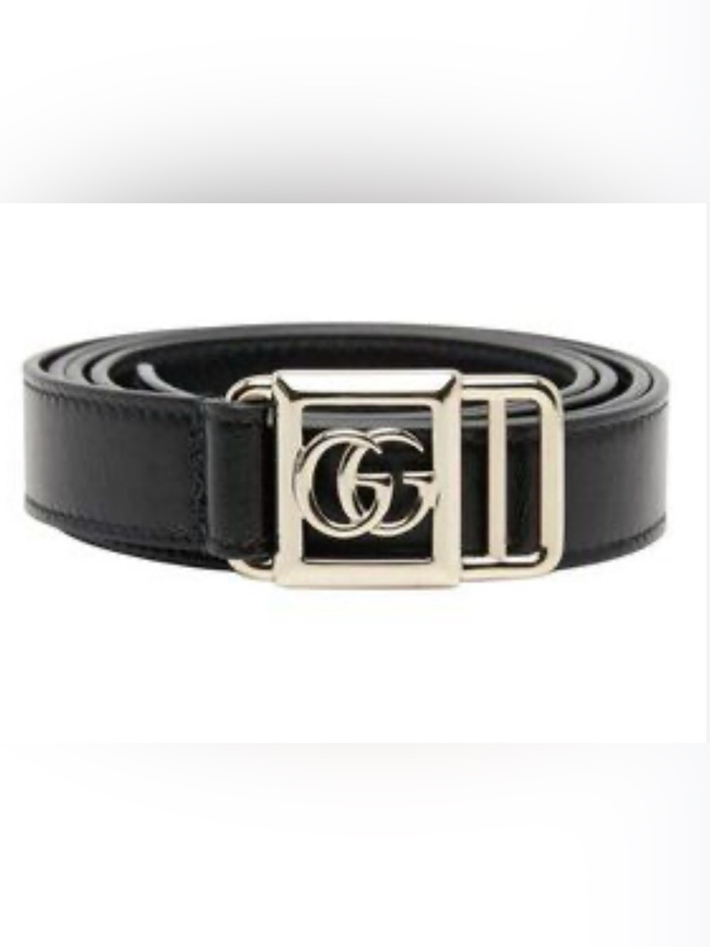 Gucci GG Thin Logo Belt